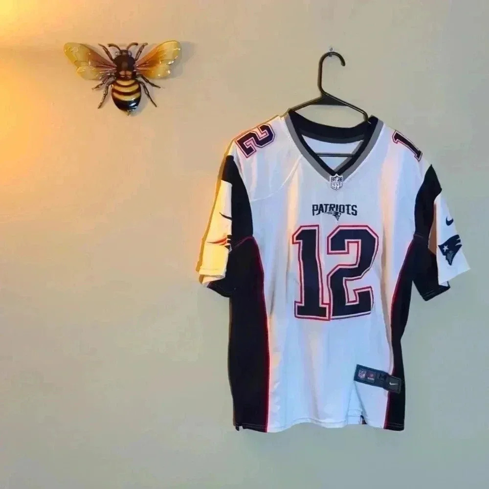 NFL White and Blue Men's Jersey